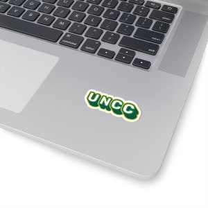 Naklejka UNC Charlotte: wodoodporna naklejka winylowa zdjęcie 3