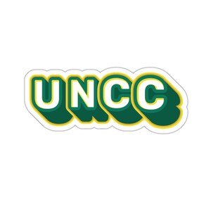 Naklejka UNC Charlotte: wodoodporna naklejka winylowa zdjęcie 9