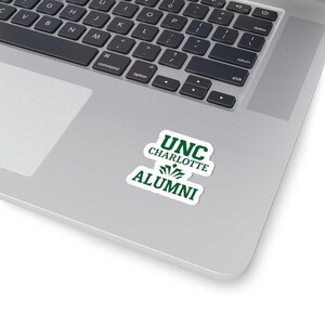 UNC Charlotte Alumni Sticker: Bone Design - College Memorabilia image 4