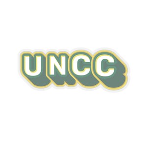 Naklejka UNC Charlotte: wodoodporna naklejka winylowa zdjęcie 7