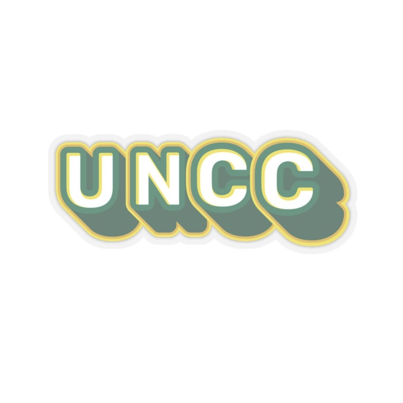 Naklejka UNC Charlotte: wodoodporna naklejka winylowa zdjęcie 7