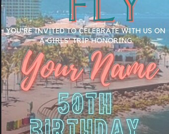Editable Digital Travel Itinerary Template | Canva Pro | Birthday Trip • Group Vacation • Girls Trip Planner