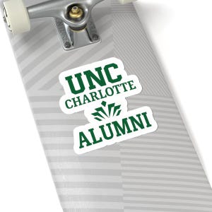 UNC Charlotte Alumni Sticker: Bone Design - College Memorabilia image 3