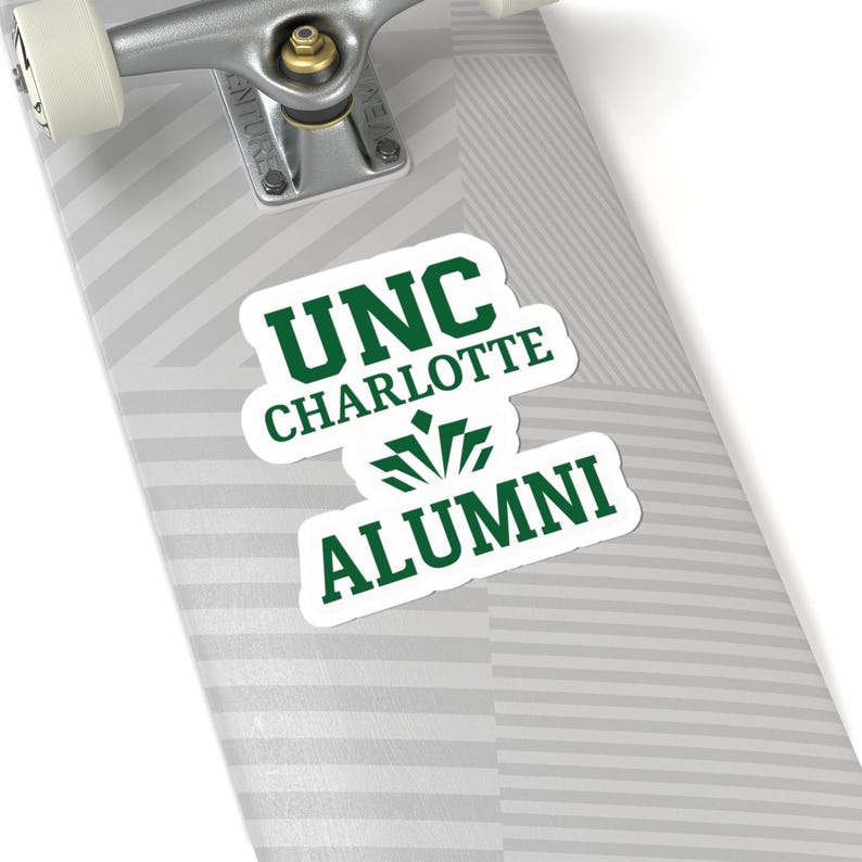 UNC Charlotte Alumni Sticker: Bone Design - College Memorabilia image 3