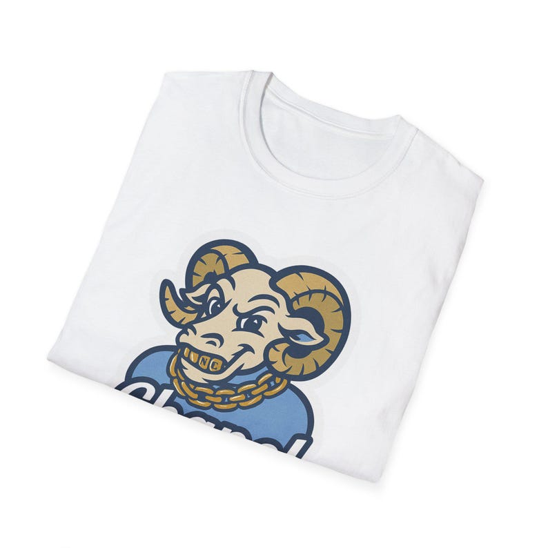 UNC Chapel Hill Chapel Trill Unisex T-Shirt, Tar Heel Fan Shirt, Softstyle Tee, College Apparel, North Carolina University, Carolina Blue image 4