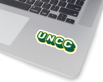 UNC Charlotte Sticker: Waterproof Vinyl Decal