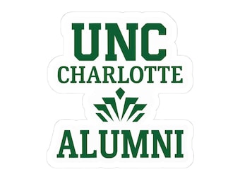 UNC Charlotte Alumni Sticker: Bone Design - College Memorabilia
