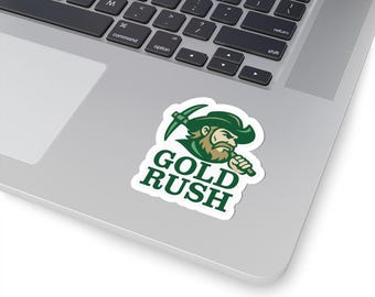 UNC Charlotte Gold Rush Sticker: Stanley Cup College Decal