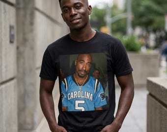 Panthers Hip Hop Rapper Tee: Carolina Football Softstyle Unisex Shirt