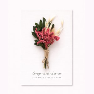 Gepersonaliseerde felicitatiekaart, aangepaste naam gefeliciteerd, kaart voor elke gelegenheid, luxe kaart, goed gedaan, examen, promotiebaan