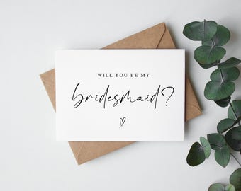 Will You Be My Bridesmaid Card, Wedding Card, Proposal Card For Wedding, Bridesmaid Proposal Card, With You Be Our, Bridesmaid Proposal Card