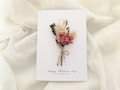 Mother's Day Card, Happy Mother's Day Card, Handmade Cards, Floral Mother's Day Card, Bouquet, Dried Flower, Happy Mother's Day Card product logo