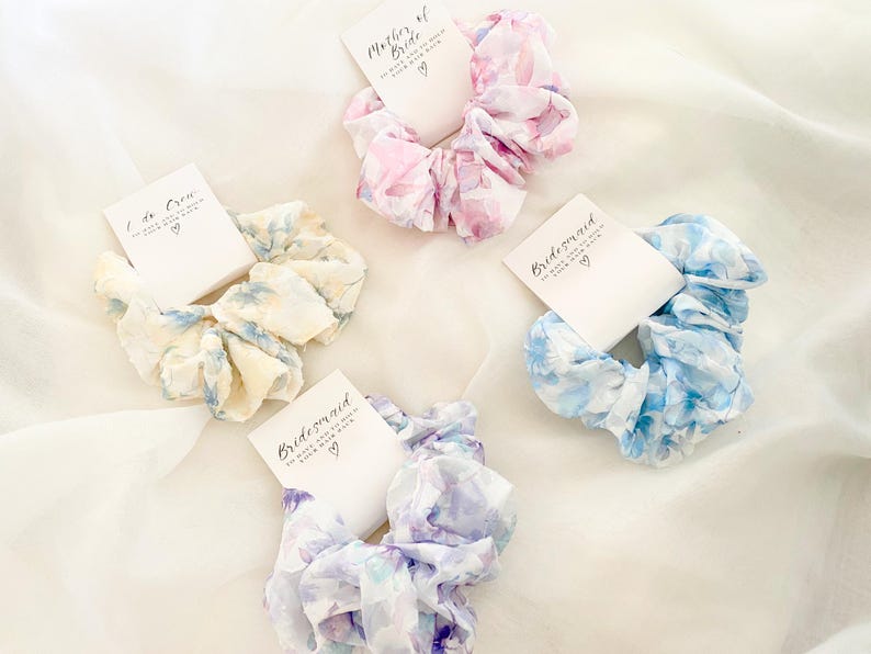 I Do Scrunchies, Bride Tribe Favours, Hen Party, Do Crew, Bridal Party Gift, Wedding Hair Accessories, Bridal Favours, Hen do scrunchies image 7