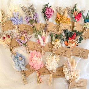 Bridesmaid proposal, Will you be my bridesmaid, Bridesmaid proposal gift, Dried flower, Mini bridesmaid proposal, Bridal Party