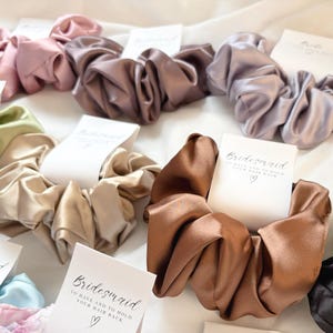 I Do Scrunchies, Bride Tribe Favours, Hen Party, Do Crew, Bridal Party Gift, Wedding Hair Accessories, Bridal Favours, Hen do scrunchies image 1