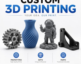 Custom 3D Figure STL Files | Functional 3D Model Design, Gaming Assets, Characters, Sci-Fi CAD Sculpting | Home Decor & Gadget 3D Print File
