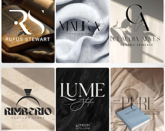 Custom Logo Design | Luxury Minimalist Initial Logo | Custom Monogram Logo | Personalized Logo Design, Artistic Logo for your business