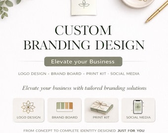 Custom Branding & Logo Design | Professional Logo Design, Brand Kits, Social Media Branding, Packaging Design, Personalized Branding, Logos