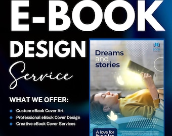 Custom Ebook Design | Editable Canva ebook Template for Digital Creator, Personalized ebook Formatting & Layouts, Ebook Cover Design Authors