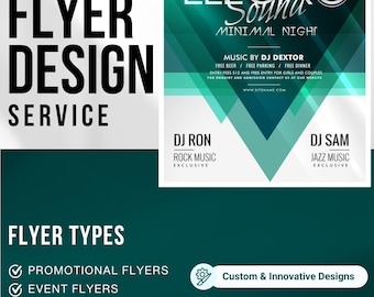 Custom Flyer, Poster Design for Business, Events & Social Media, Professional Marketing Ads, Promotional Graphics, Print Ready Design.