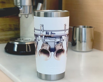 Carbs - Automotive Artwork Printed on 20oz YETI Rambler Tumbler or 20oz Polar Camel Tumbler