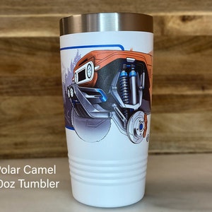 Suspension Automotive Artwork Printed on 20oz YETI Rambler Tumbler or 20oz Polar Camel Tumbler Polar Camel 20oz