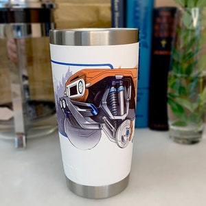 Suspension Automotive Artwork Printed on 20oz YETI Rambler Tumbler or 20oz Polar Camel Tumbler YETI 20oz