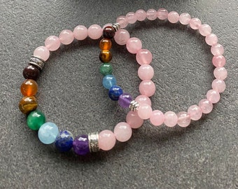 Chakra Bracelet Rose Quartz