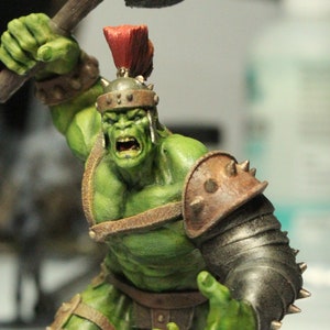 The Angry Gladiator by C27 Studio -- Painted Miniature