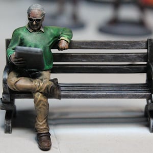Stan Lee by Trident Studios -- Painted Miniature