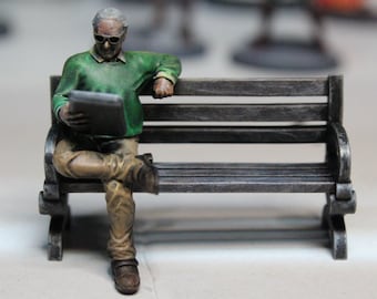 Stan Lee by Trident Studios -- Painted Miniature