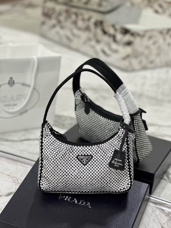 Bedazzled prada bag hotsell