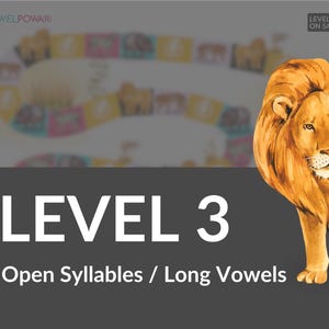 VOYELLE POWA(R)™ – Niveau 3 (CV) Syllabes ouvertes : voyelles longues