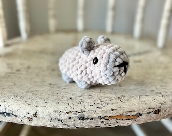 VERSANDFERTIG!!! Gehäkelte Capybara | Amigurumi Cappy | Capybara Plüschtier | 4 cm Stuffy