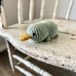 Crochet Peter the Platypus | Amigurumi Platypus | Platypus Plushie | 7 in Stuffy