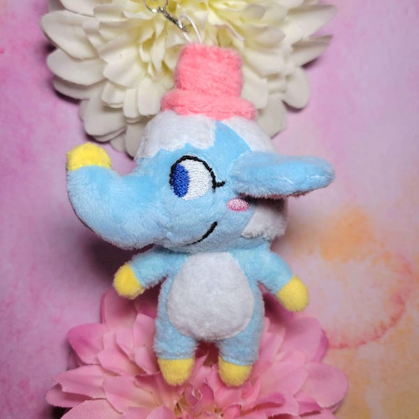 Chai Animal Crossing plush keychain