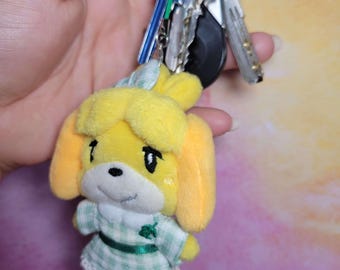 Isabelle in Her Green Dress Animal Crossing Plush Keychain - Etsy Isabelle in Her Green Dress Animal Crossing Plush Keychain - Etsy