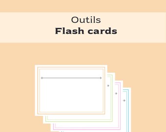 Flash cards de révision à remplir