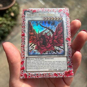 Border Sleeves black rose (70 sleeves)