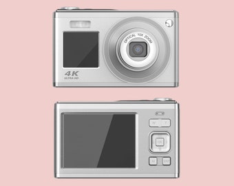 y2k style dual screen digital camera