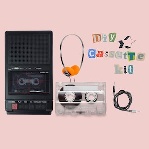 DIY Mixtape Kit | everything you need to *easily* turn your playlists into retro style cassette tapes.