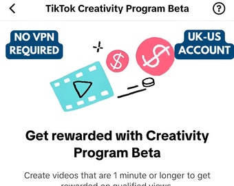 TIKTOK Creativity Program Account(UK-US Based) with free 5000 viral luxury lifestyle videos,for tiktok instagram and youtube 1080-4K-8K