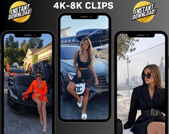 400+ RICH LUXURY WOMEN Videos Clips Content Background For Tiktok Instagram YouTube I No Watermark Luxury Cars Houses Watches Roses Ultra Hd