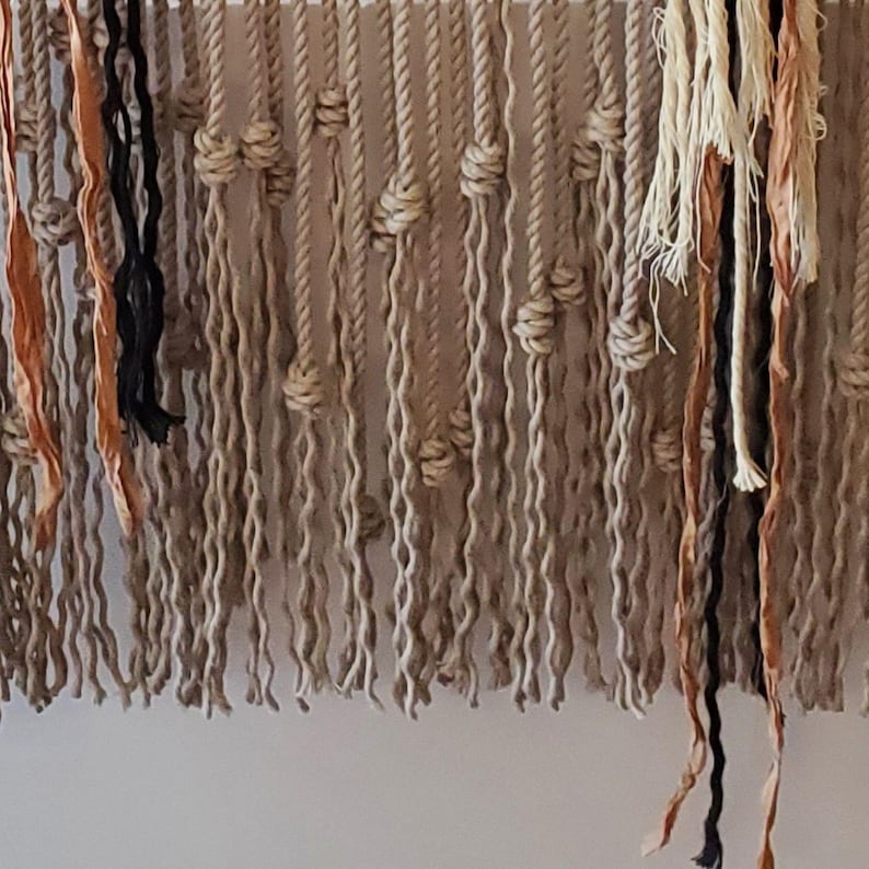 Macrame Wall Hanging Pattern: Step-by-Step Macrame Instructions for Beginners (Modern Macraweave Digital PDF Tutorial) image 9