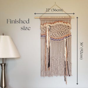Macrame Wall Hanging Pattern: Step-by-Step Macrame Instructions for Beginners (Modern Macraweave Digital PDF Tutorial) image 5