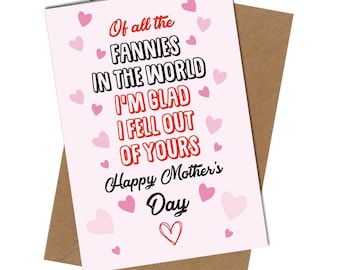 Tarjeta personalizada y divertida para el Día de la Madre - 963