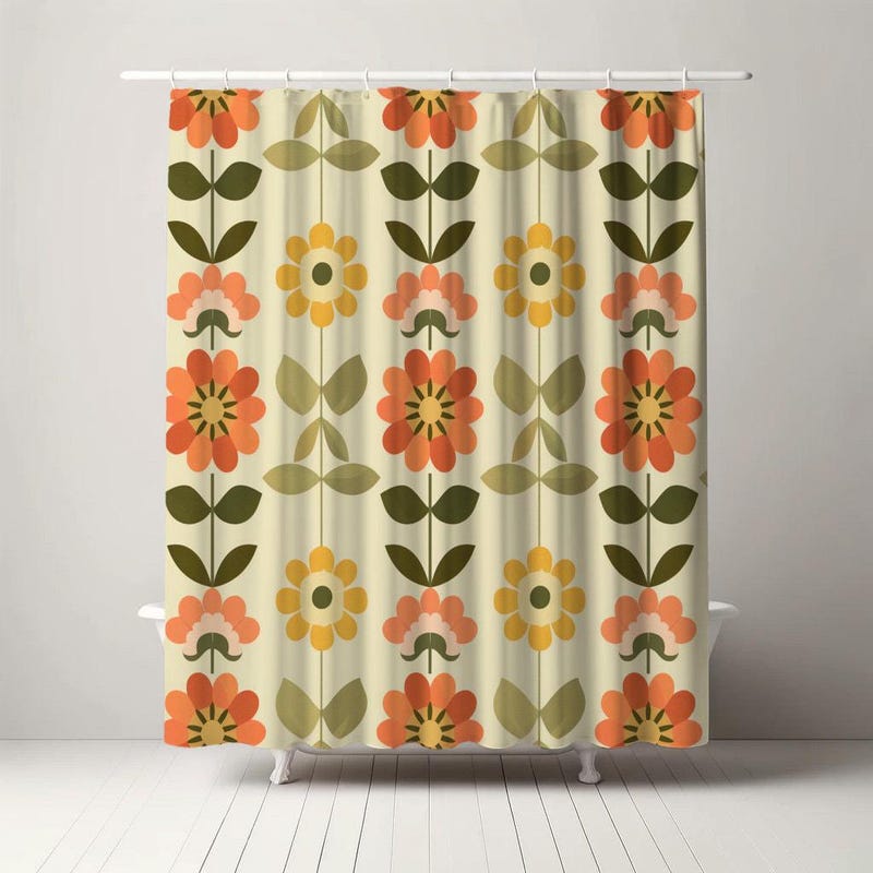 Boho Shower Curtain - Etsy