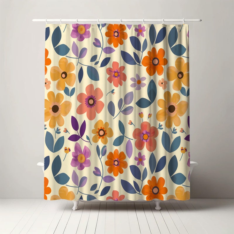 Boho Shower Curtain - Etsy