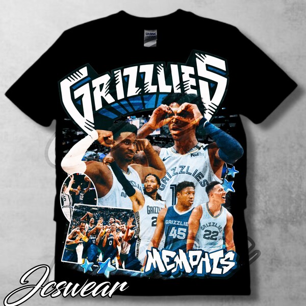 90s Style Memphis Grizz Ja Morant Desmond Bane Derrick Rose Unisex Graphic Tee Shirt for Basketball Fans, Men and Women