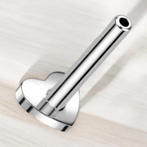 16g Internally Threaded Heart Base Barbell - TITANIUM Labret Monroe Tragus Cartilage Body Piercing Jewelry Supplies 1/4" to 5/16” Bars